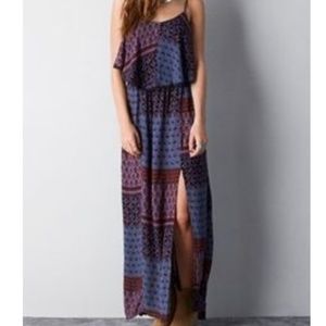 Patchwork Maxi Dress